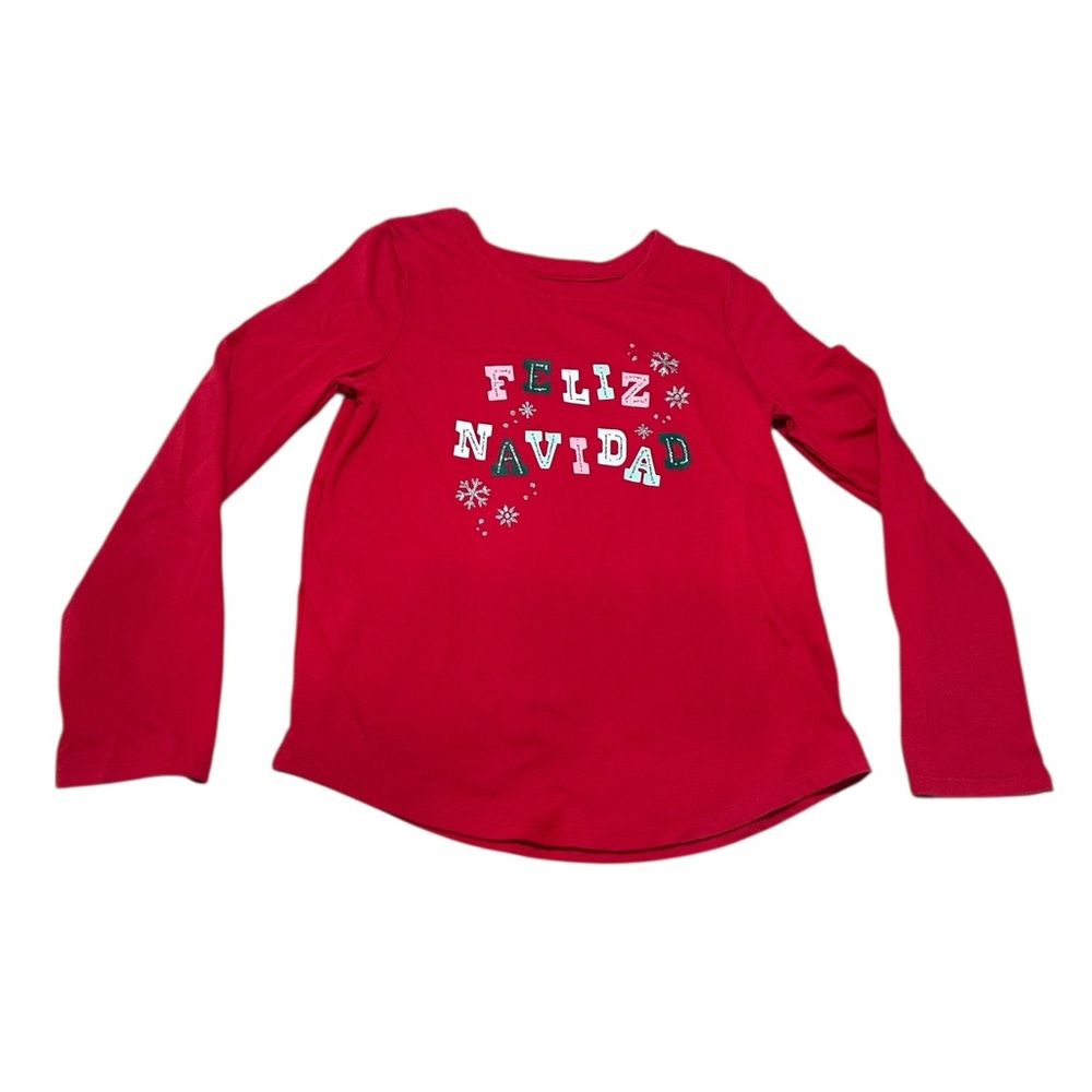 Jumping Beans Vibrant ‘Feliz Navidad’ Red Tee